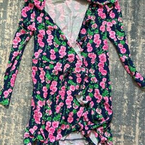 Lilly Pulitzer Floral Wraparound Dress